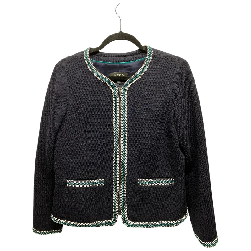 Blazer By Talbots In Navy, Size: 8petite Women's High-End Blazer