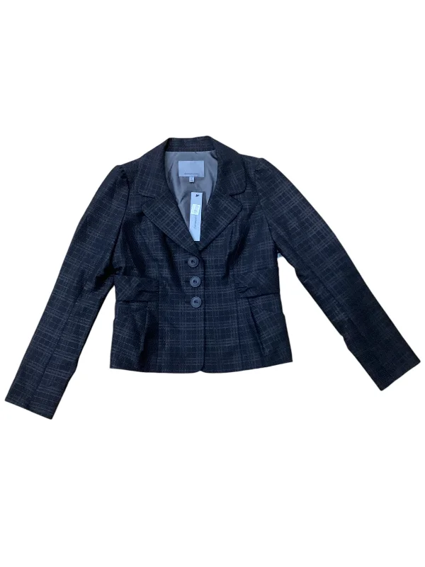 Blazer Designer By Classiques Entier In Black, Size: M Cotton Blend Blazer