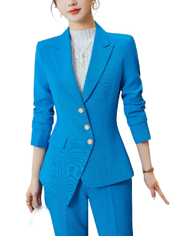 Bossy Chic 2pc Blazer & Pant Set Women's Adventure Blazer