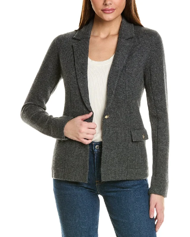 Bruno Magli Wool & Cashmere-Blend Sweater Blazer Women's Advanced Suit