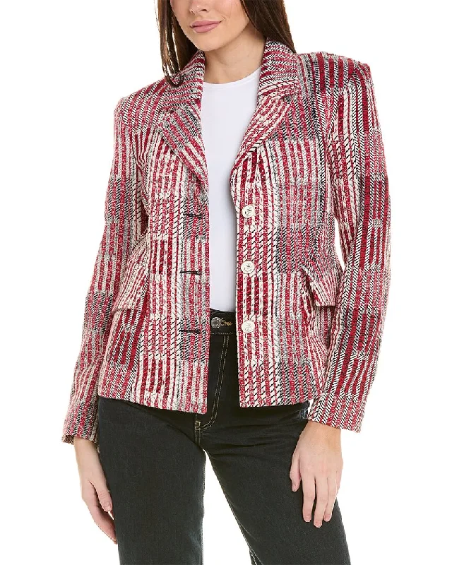 cabi Patchwork Blazer Women's Boutique Suit