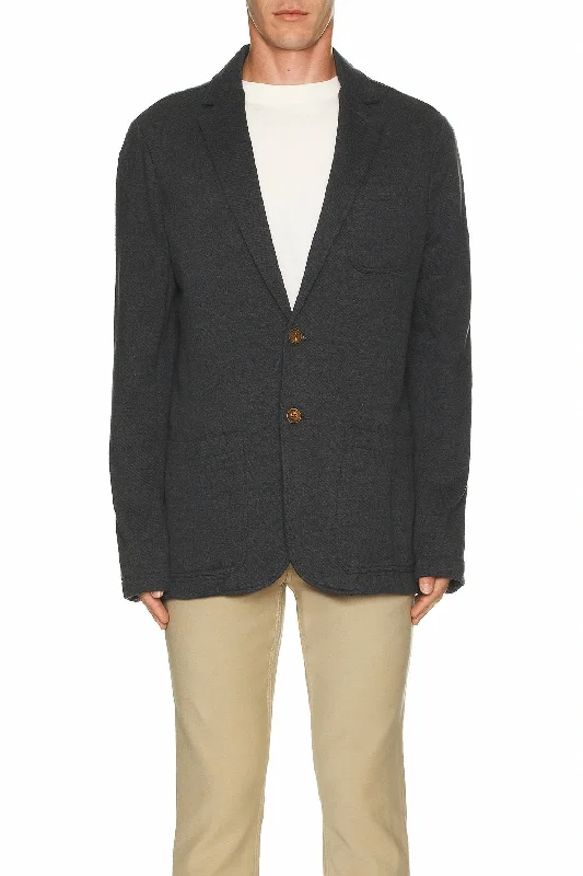 Inlet Knit Blazer In Black Sky Melange Women's Professional Jacket