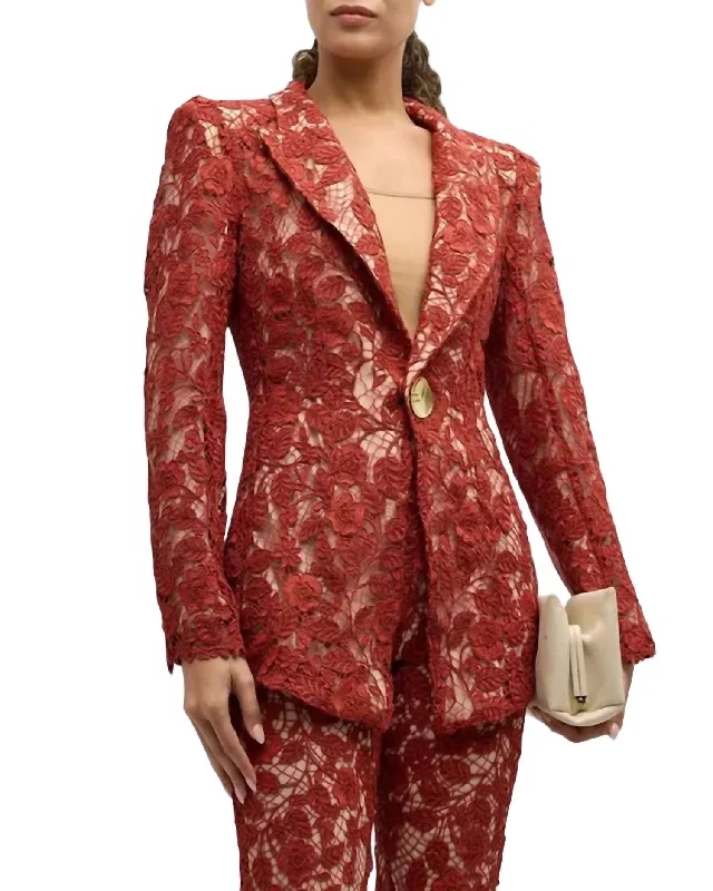 Mackenzie Blazer In Sienna Women's Luxurious Jacket