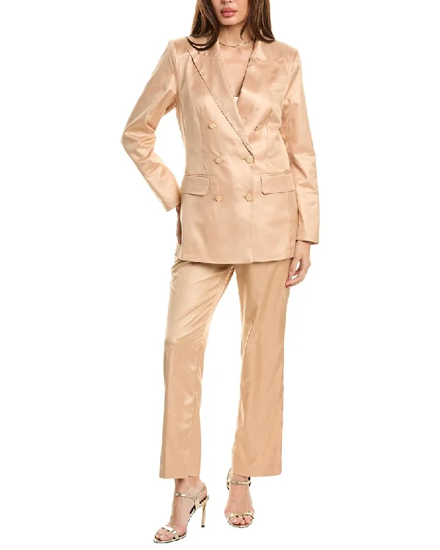 Pascale La Mode 2pc Blazer & Pant Set Women's Luxury Jacket