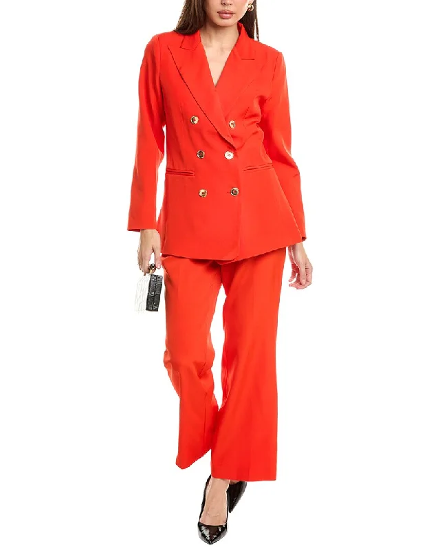 Pascale La Mode 2pc Blazer & Pant Set Women's Warm Suit