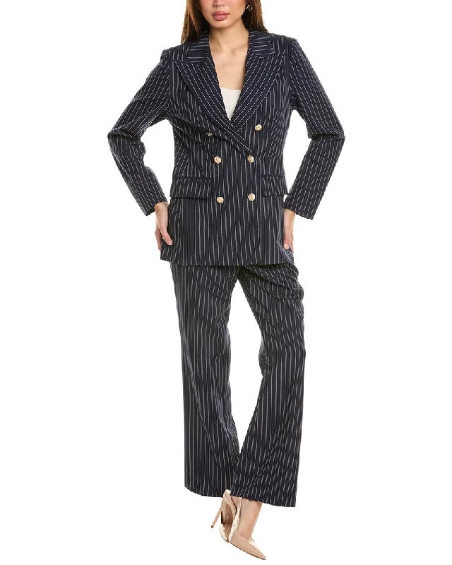Pascale La Mode 2pc Blazer & Pant Set Women's Casual Suit