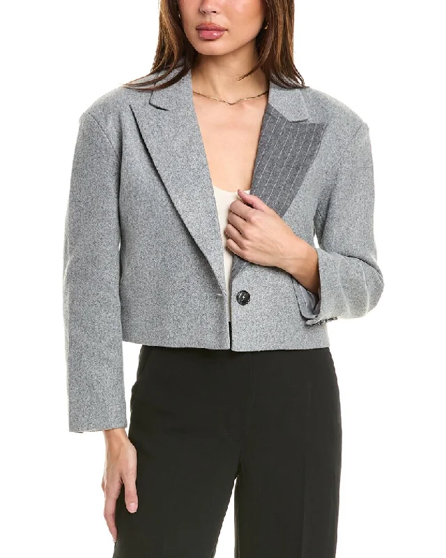 Pascale La Mode Cropped Blazer Women's Wedding Blazer