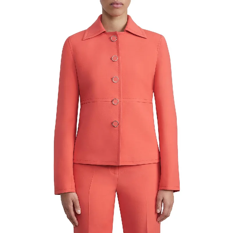 Womens Collar Business Two-Button Blazer Women's Elegant Suit