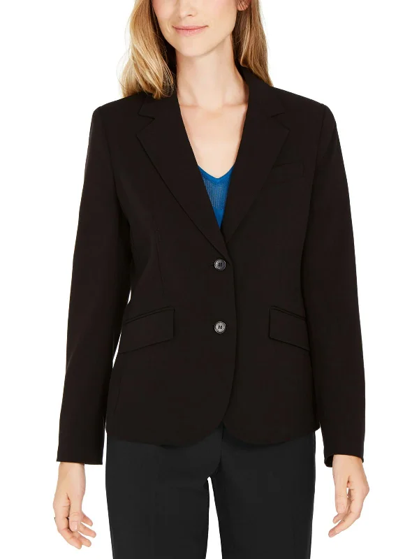 Womens Notch Collar Suit Separate Two-Button Blazer Women's Elegant Jacket