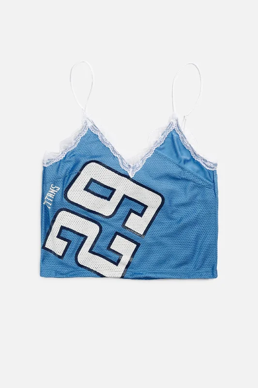Rework Tennessee Titans NFL Lace Tank - S crossback tank top