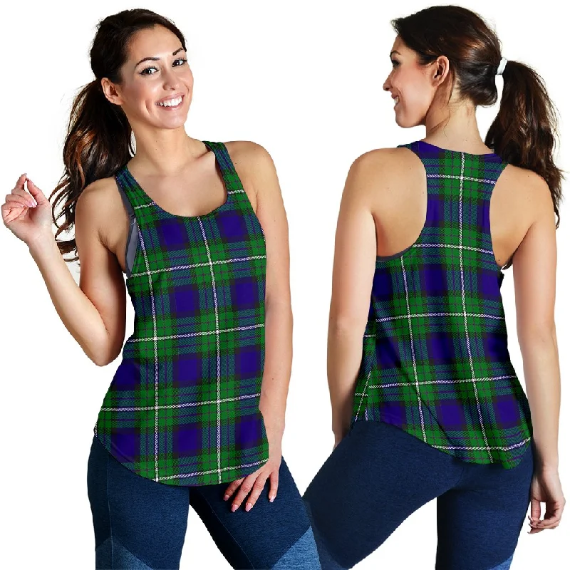 Alexander Tartan Women Racerback Tank Top modal blend tank