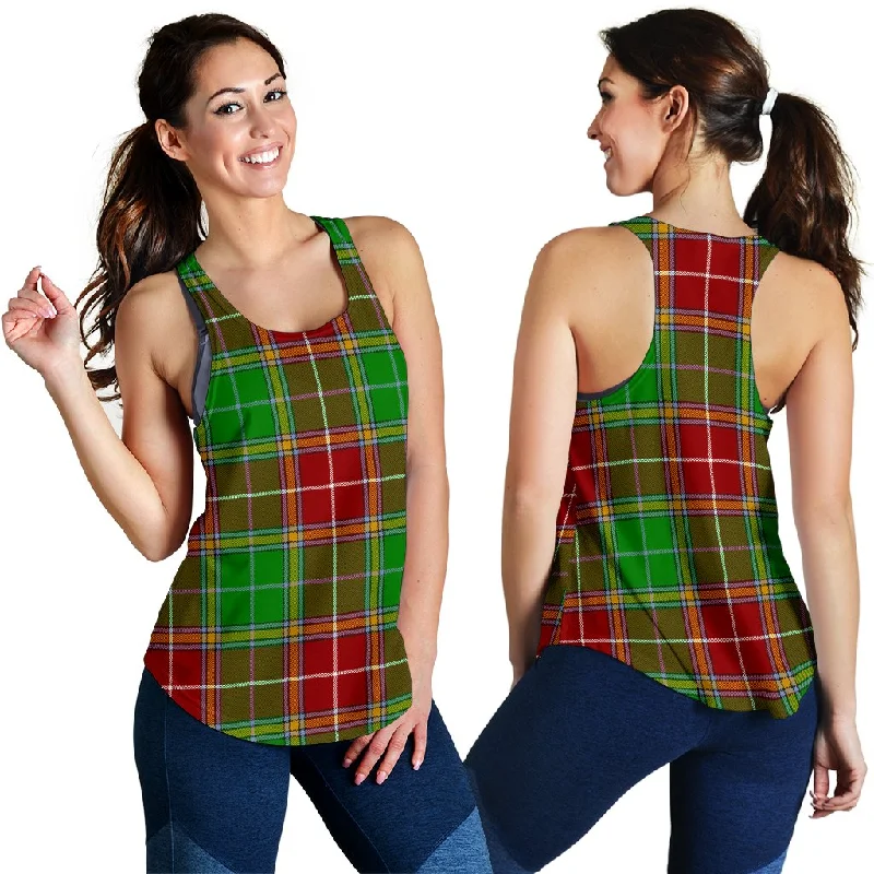 Baxter Modern Tartan Women Racerback Tank Top relaxed fit tank