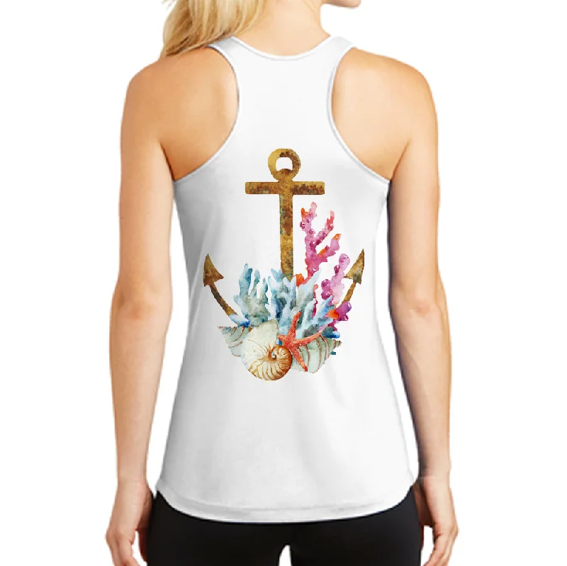 Anchor Illustration Tank cozy tank top
