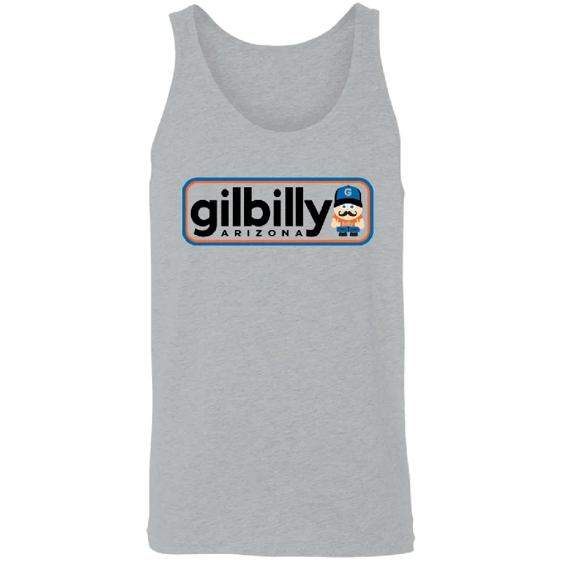 Gilbilly Unisex Tank Top | Heather Gray | Style 1 summer tank top