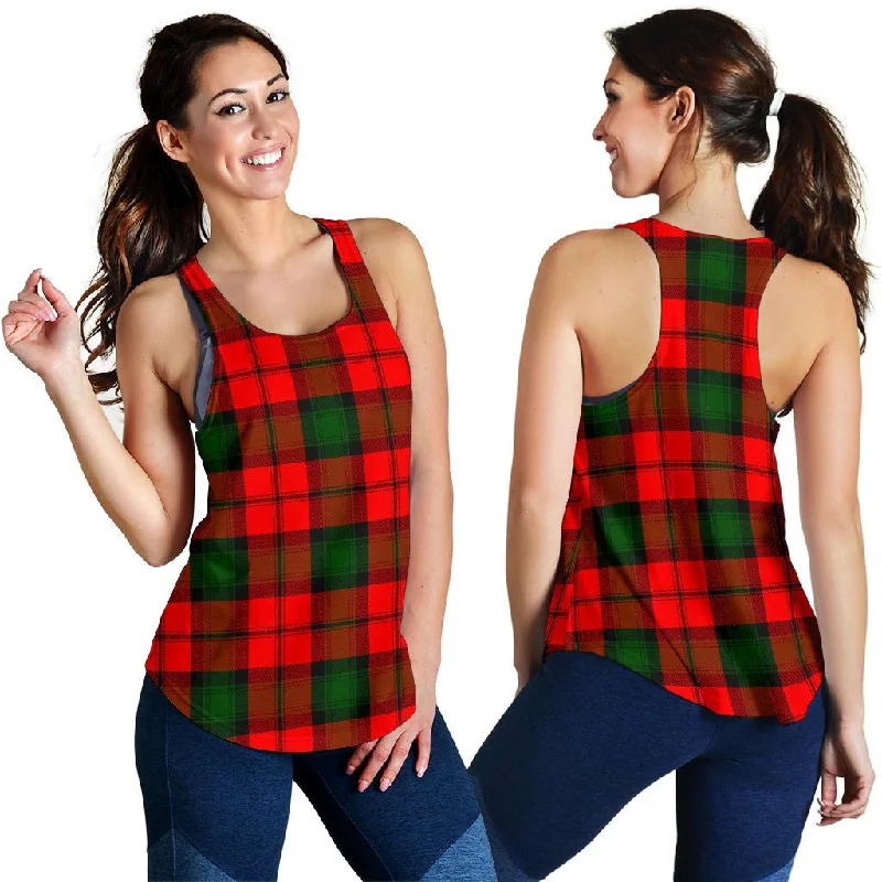 Kerr Modern Tartan Women Racerback Tank Top low neck tank
