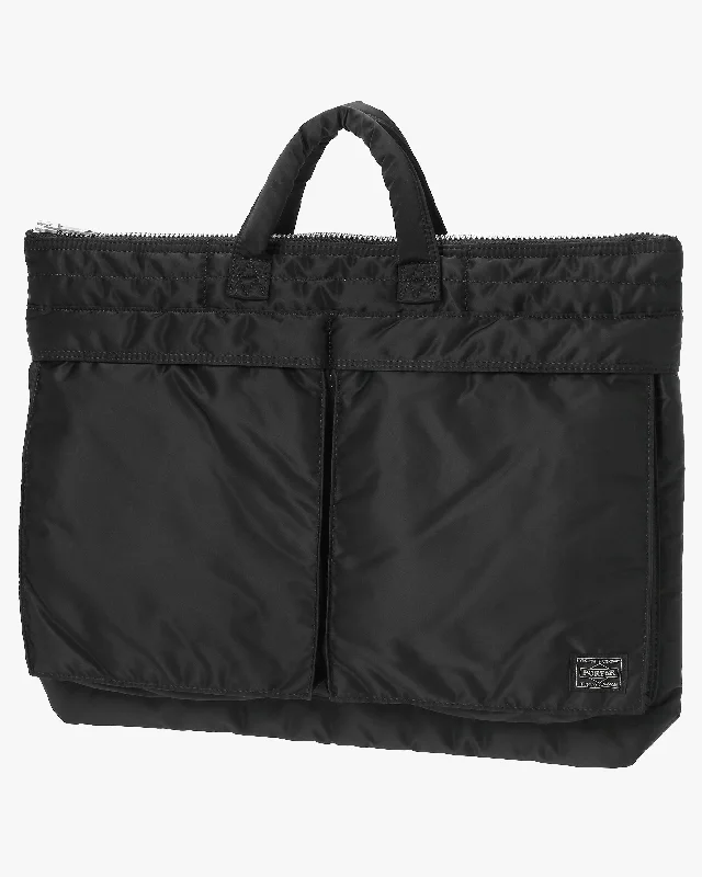 Porter-Yoshida & Co. Tanker Short Helmet Bag L - Black lightweight tank top