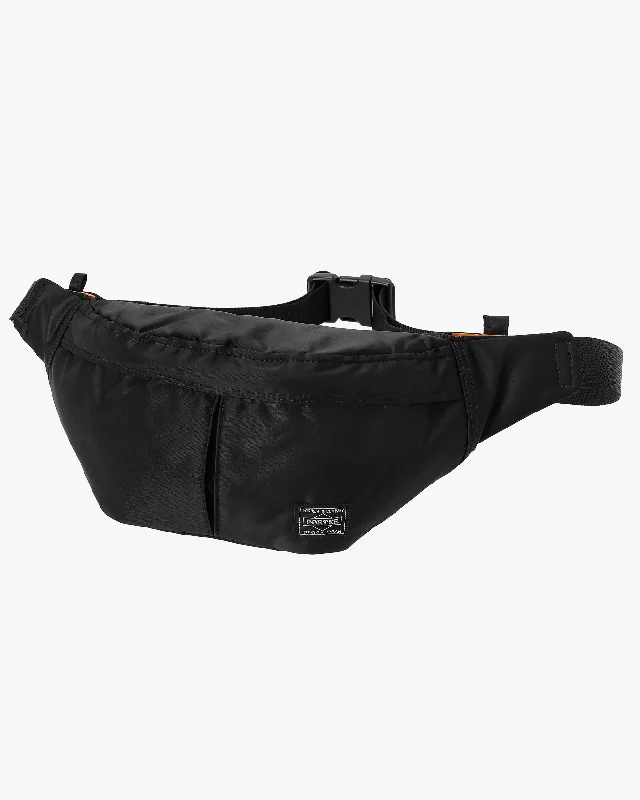 Porter-Yoshida & Co. Tanker Waist Bag S - Black layering tank top