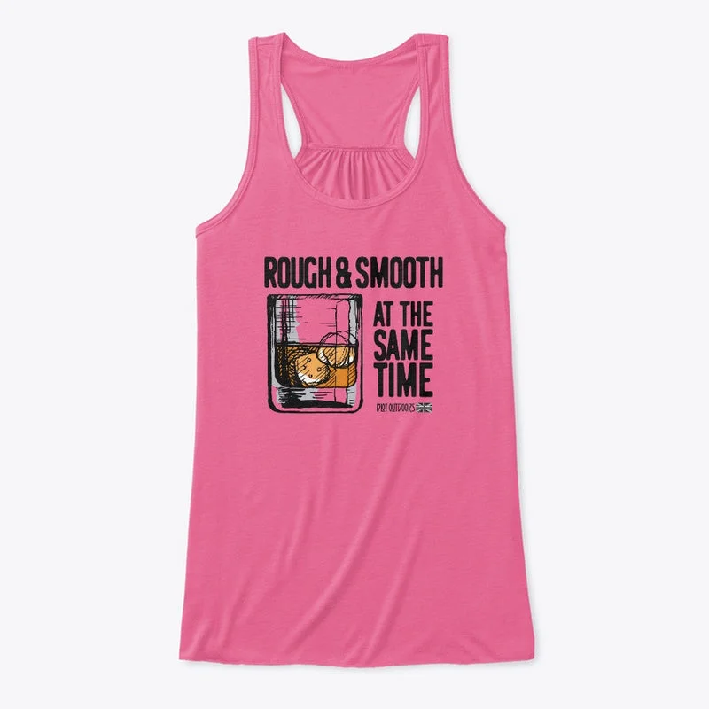 Rough and smooth Women's Tank Top peach tank top