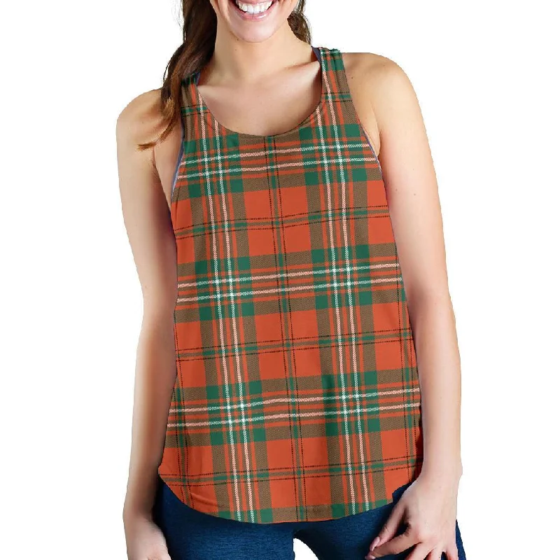 Scott Ancient Tartan Women Racerback Tank Top