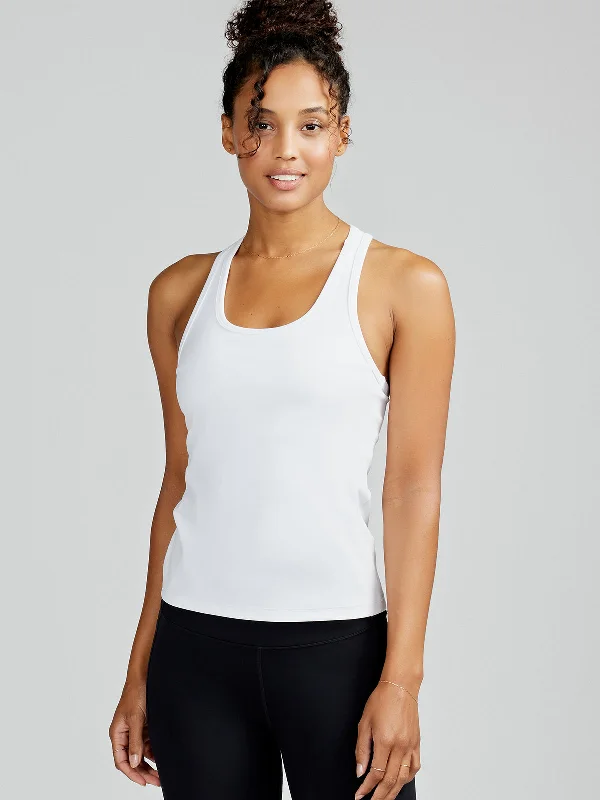 Sculptive Racer Back Tank with Built-in Bra flowy tank top