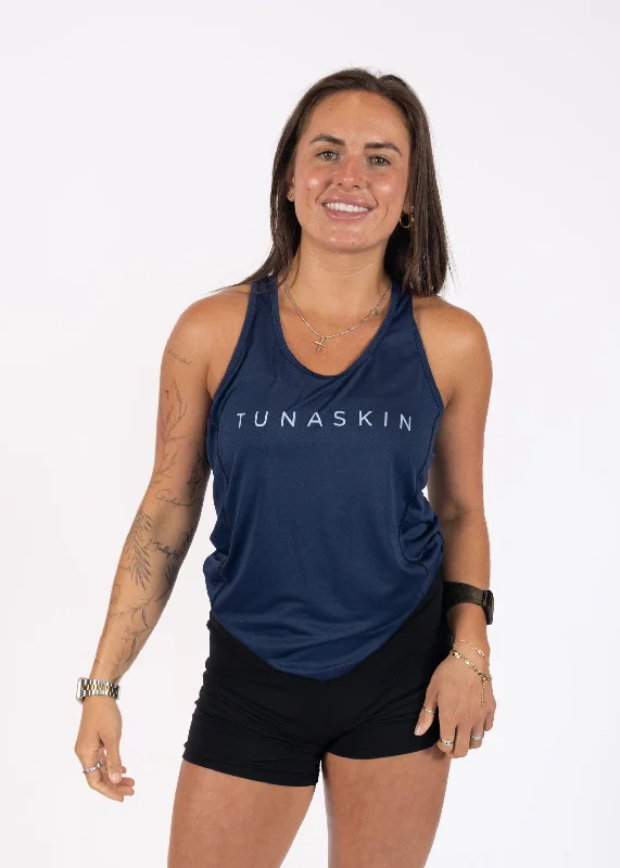 Echo Performance Essentials Tank | Navy sexy tank top