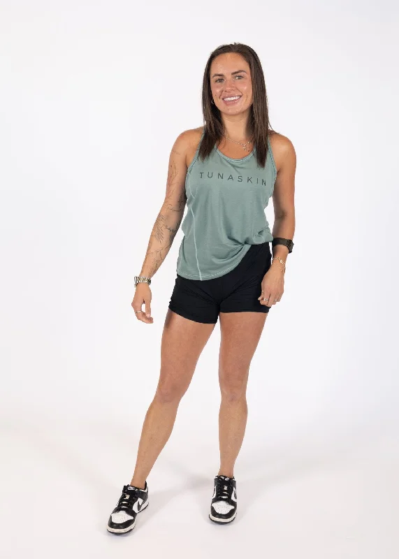 Echo Performance Essentials Tank | Olive sleep tank top