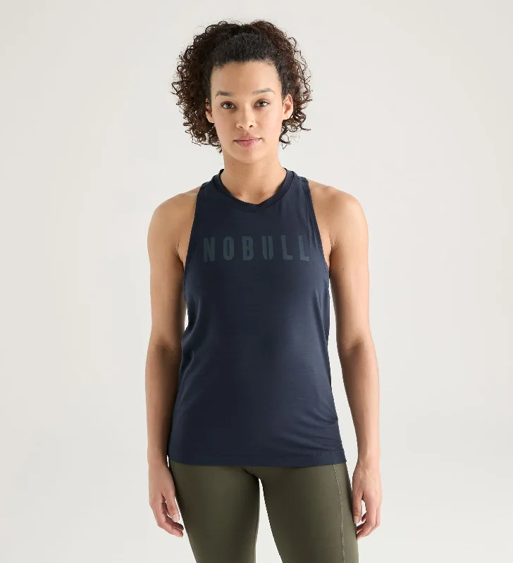 Women's NOBULL High-Neck Tank ribbed tank top