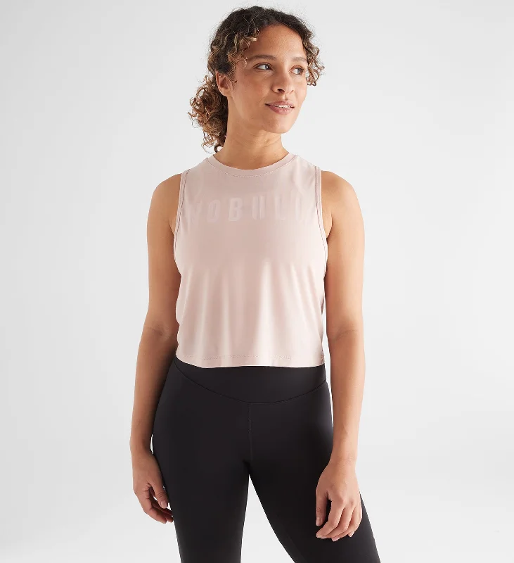 Women's NOBULL Muscle Tank baby blue tank