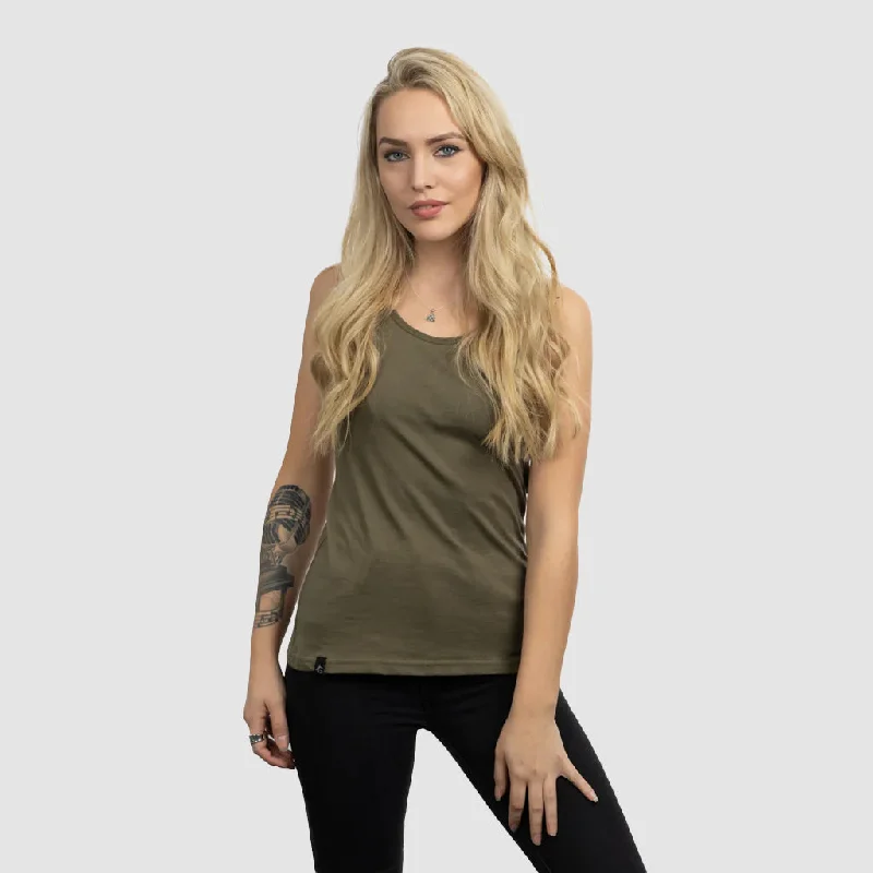 Women's Premium Tank, Grimfrost, Green sage tank top