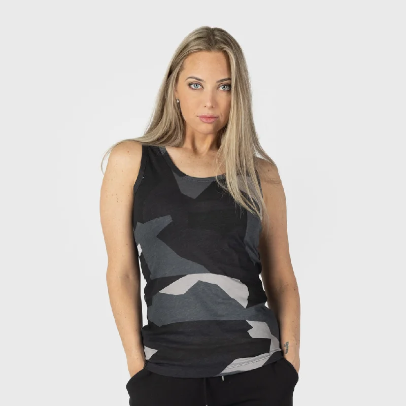 Women's Premium Tank, Grimfrost, M90 Grey Camo loose fit tank